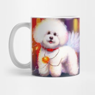 Cute Bichon Frisé Drawing Mug